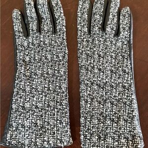Adrienne Vittadini Women's Gloves Touch Screen Technology Leather Palm